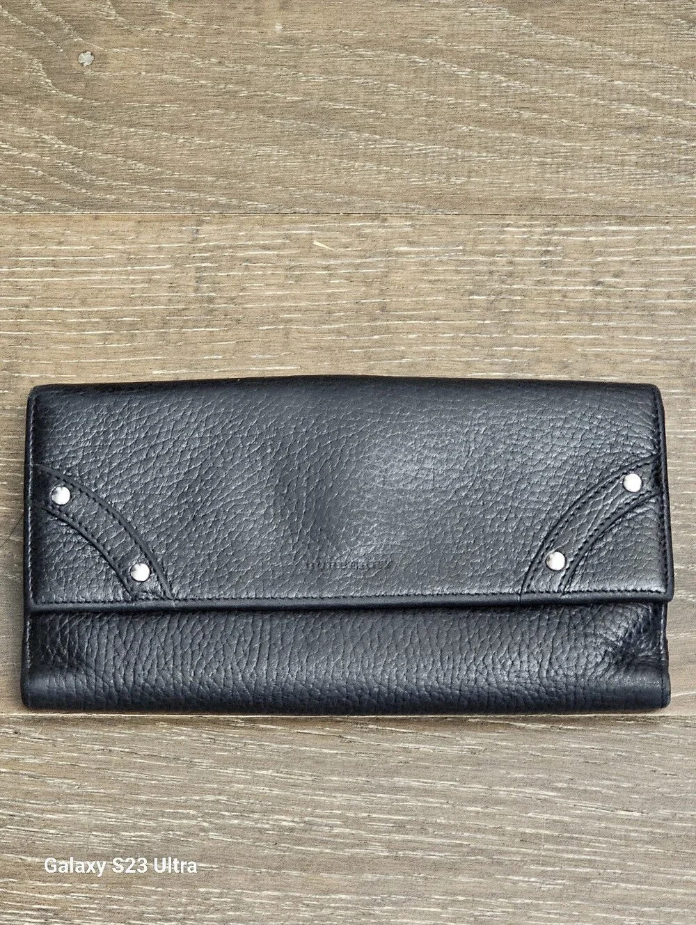 Burberry Black Leather Wallet